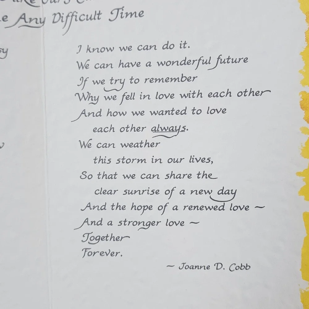 Blue Mountain Arts Greeting Card Love Like Ours Overcome Difficult Time Poem